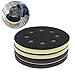 NUOBESTY 4pcs Soft Sander Backing Pad Sponge Sanding Pads for Automotive Polishing Wood Metal and Industrial Use
