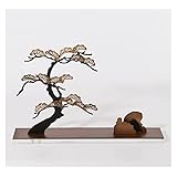 ORGJWD Iron Welcome Pine Ornaments Living Room Bookcase Porch Sales Office Hotel Home Accessories