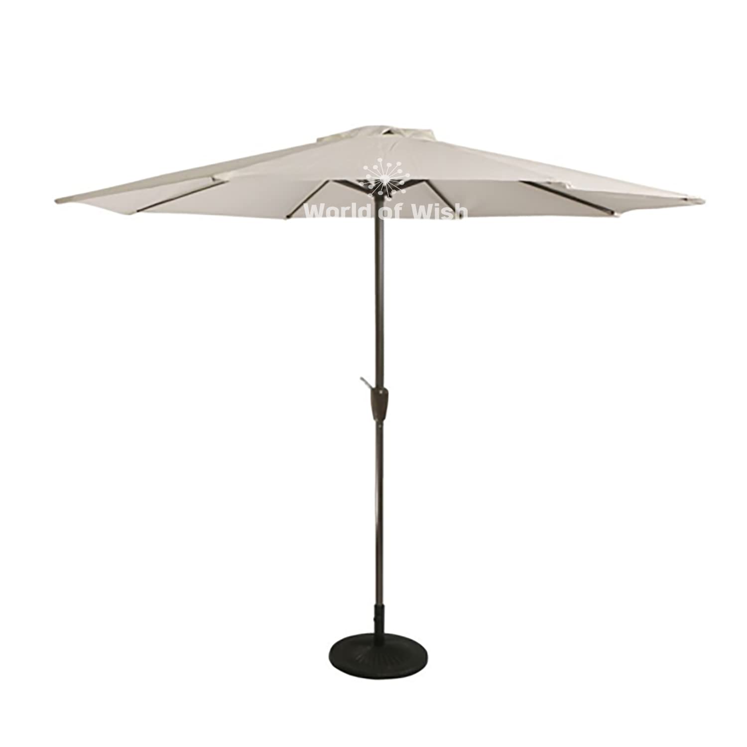 Buy World of Wish® 9 ft. Luxury Metal Center Pole (off White) Patio