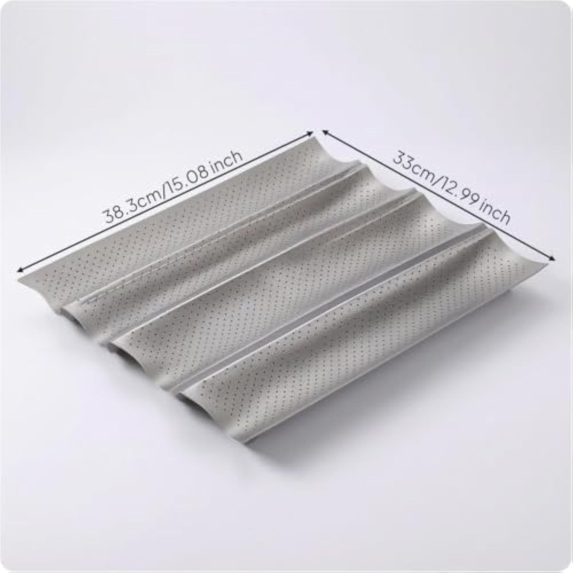 Perforated French Bread Tray with 4 Channels