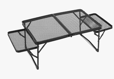 Rutexc�A���~�����b�V���܂肽���݃e�[�u�� �ω׏d 30kg �ϔM 200 �x �����܂肽���݌y�ʃR���p�N�g �g�ݗ��ĊȒP �A�E�g�h�A�L�����v�o�[�x�L���[���s�p ���C���h�L�����v���[���b�N