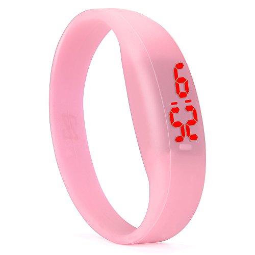 Dorical Moda digital LED reloj deportivo unisex banda de silicona relojes de pulsera hombres mujeres Reloj neutral Reloj deportivo Reloj neutral LED Cover