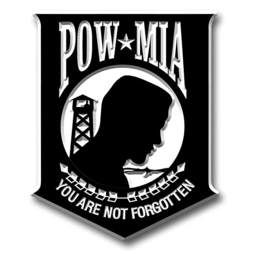Imán decorativo POW/MIA de goma vintage 3D