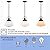 DEYNITE Industrial Pendant Light Fixtures Black Hanging Adjustable Schoolhouse Light Milk White Shade for Kitchen Bar Bedroom Bathroom Dining Room