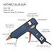 Hot Glue Gun Hot Melt Glue Gun 150W Temperature Adjustable Glue Gun Long Nozzle for 11mm Glue Sticks Industrial and DIY Craft Hot Melt Gun (Nozzle Flat 6.0x45mm)