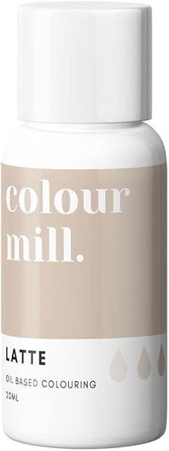 Colour Mill Edible Food Paint Colouring Liquid Cake Cookie Dye for Baking Icing Sugarpaste Fondant (20ml) Latte