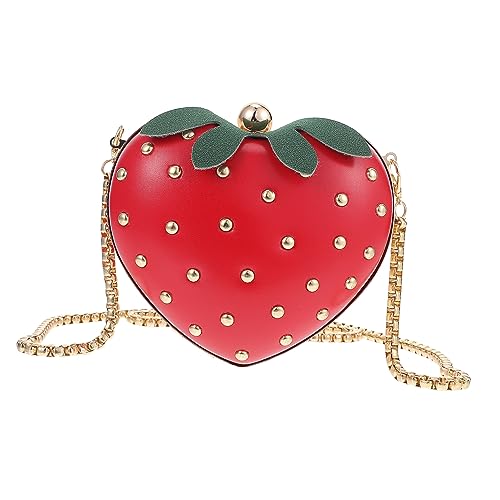 Sac bandoulière fraise idéal pour vos sorties et shopping