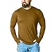 Merino 365 Merino Longsleeve with Thumbloops, Large, Ochre
