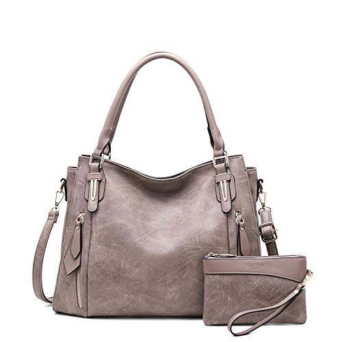 Image of Women Tote Bag Handbags PU Leather Fashion Hobo Shoulder Bags with Adjustable Shoulder Strap