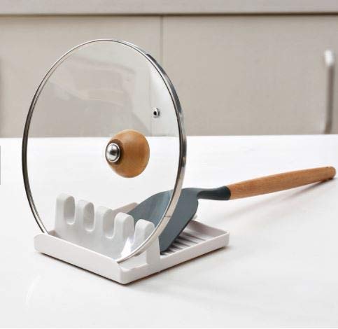 Set Of Two Multifunctional Holders For Spoons, Ladles, Spatulas, Lids Or Kitchen Utensils, Baking, Bpa Free (White And Green). #TOP5