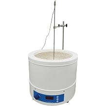 220V Laboratory Heating Mantle Electric Magnetic Stirrer Mantle 5000ml Thermostatic Magnetic Stirring Heating Sleeve Digital Display Temperature Control for Chemical Lab Industrial Use