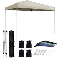 Amazon | CYFIE タープテント 3mx3m ワンタッチテント 高さ3段階調節