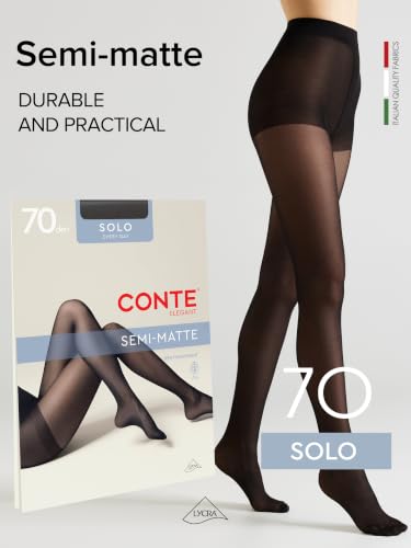 Image of Conte Classic Comfort Semi Opaque Tights Solo 70 Den
