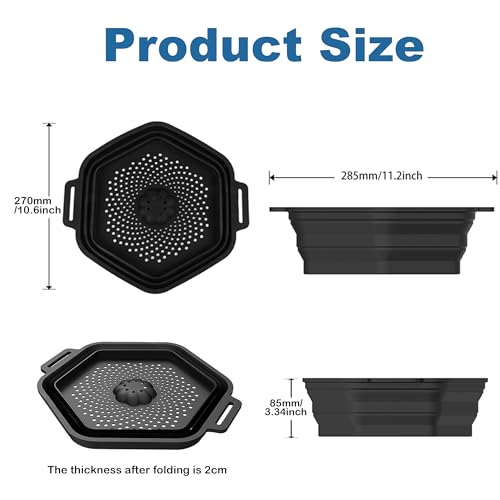 Ice Shower Kit for Muscle Recovery, Portable Quick Ice Bath Tub Mini, Foldable Silicone Ice Shower Bath Bucket for Cold Shower Therapy Black