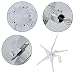 Generador de Viento,600W DC 12 / 24V 5 Palas Baja Velocidad del...