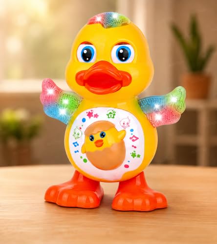Image of Zest 4 Toyz Musical Dancing Duck with Lightning Effect, Real Dancing Action and Music (Dancing Duck)