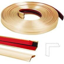 Peel and Stick Wall Trim Molding, 33ft0.8in Self Adhesive Wall Corner Guard & Edge Protector Inside Outside Corner Molding for Home Decoration, Wall Edge Corner Protector and Wall Repair - Gold