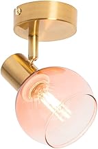 Qazqa Smart spot goud met roze glas incl. 3 Wifi P45 - Glass Suitable for LED Max. x Watt