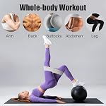 NOVAE Fabric Resistance Bands Set – 60lb 90lb 150lb – Non-Slip Glute & Lower Body Loop Bands for Squats, Hip Thrust & Strength Training