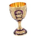 Style européen : design élégant d'inspiration européenne rehausse votre expérience , ce qui en fait un choix parfait pour les dîners formels et les événements spéciaux, gobelet vintage, tasse à vin rouge