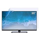 JCSKY 55 Inch Matte Anti-Glare TV Screen Protector, Dustproof Anti Scratch Anti Blue Light Film, Dust-Proof, Reduce Eye Fatigue Anti-Myopia,55'(1221 * 689mm)