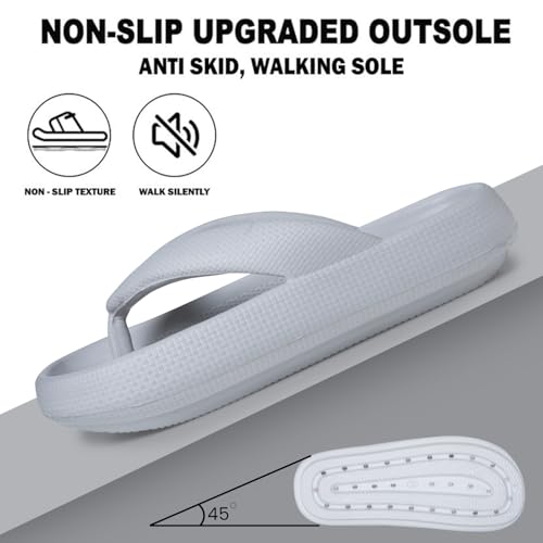 Image of DOCTOR EXTRA SOFT Women's Classic Ultra Soft Flip Flops /Slippers with Cushion FootBed for Adult | Comfortable & Light Weight| Stylish & Anti-Skid| Waterproof & Everyday Use Slip-on Ladies Girls D-541