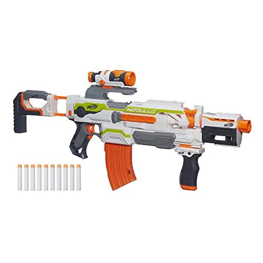 Hasbro Nerf – N-Strike Elite Dart Dardos de juguete de recambio, Modulo ECS 10