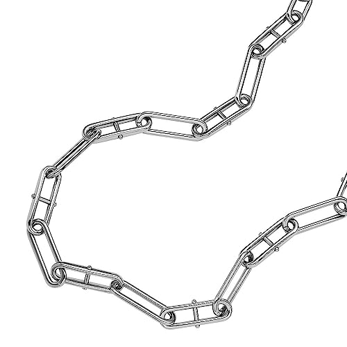 Miniatura 3 de Fossil Collar de cadena de acero inoxidable con cierre de langosta para mujer