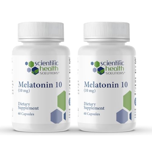 Scientific Health Solutions Melatonin 10mg | Extra Strength Melatonin in