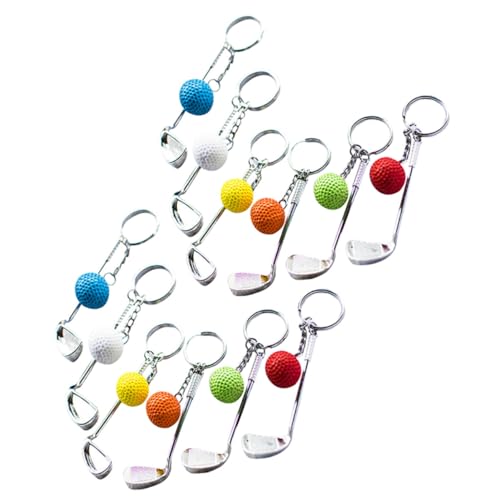 Porte-clés miniature de golf cadeau idéal pour passionnés lot 12