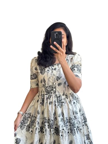 Image of Women's Rayon Printed Anarkali Kurta for Women and Girls, Regular Wear