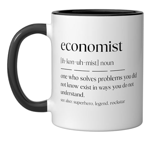 Taza de Cerámica Económica Divertida Negro/Blanco 11 oz miniatura 1