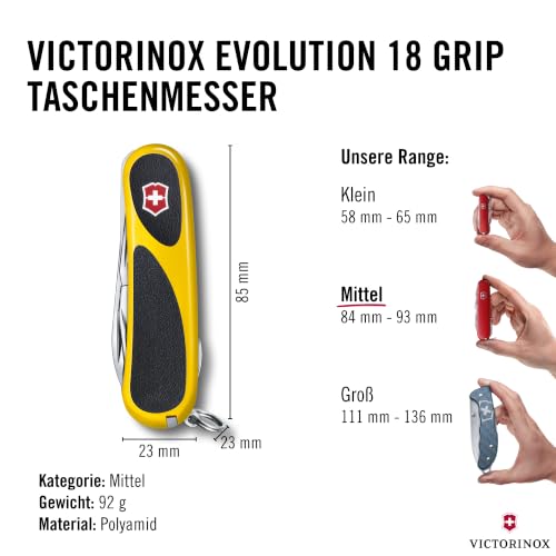 Victorinox Evolution Grip 18 Couteau Suisse, Multitool, 15 Fonctions - 4
