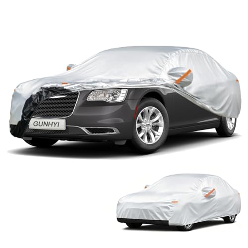 Image of GUNHYI Car Cover Custom Fit Chrysler 300 /300M (2004-2026) Waterproof for Automobiles, Oxford Sun Rain Dust Snow Protection (Ships from US Warehouse, Delivery 3-8 Days)