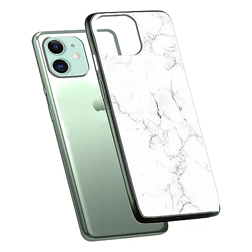 Image of COLORflow Back Cover Compatible with iPhone 11 | White Marble | Shockproof TPU Bumper Cover with Camera Protection Back Cover Compatible with iPhone 11