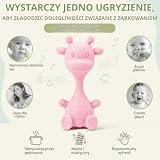 Żyrafa Tummy Time Toys nowa aktualizacja grzechotka i gryzak dla niemowląt