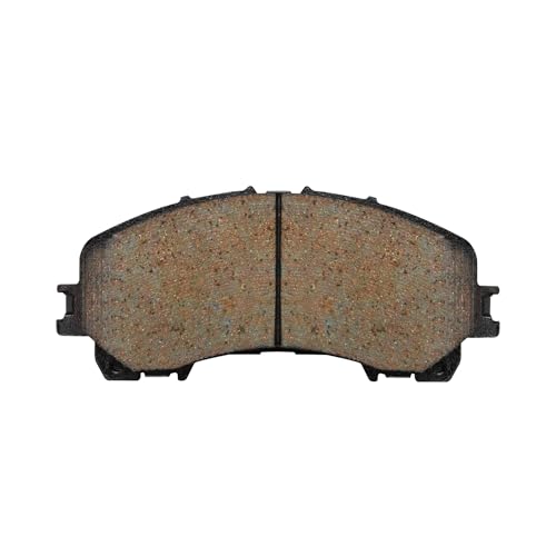 Image of Detroit Axle - 4pc Front Brake Pads for 2014-2019 Nissan Rogue 2023-2025 Z, 2014-2024 INFINITI Q50 2017-2022 Q60 2016-2017 QX50 2022-2025 QX55, Ceramic Brake Pads w /Hardware Replacement