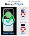 ASAFCASE for Samsung Galaxy Z Flip 5 Wallet Case with Card Holder (3 Cards) & Hinge Protection & Outer Screen Protector, Shockproof Rugged Cover Phone Case for Samsung Galaxy Z Flip 5 5G 2023, Black