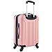 Travelers Club Chicago Hardside Expandable Spinner Luggage, Rose Gold, 20