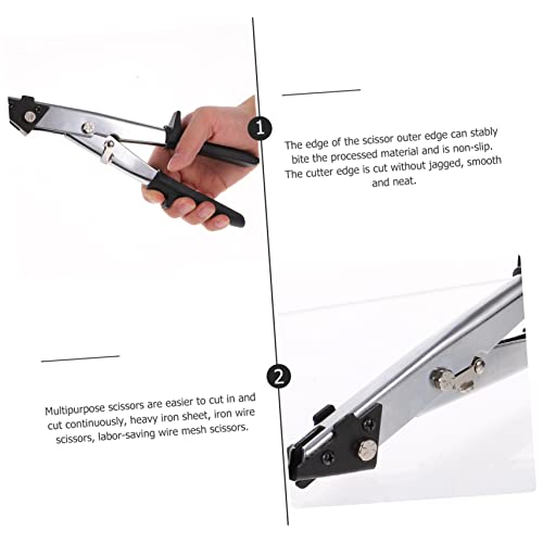 Cisailles à tôle Uonlytech en acier à haute résistance avec manche ergonomique