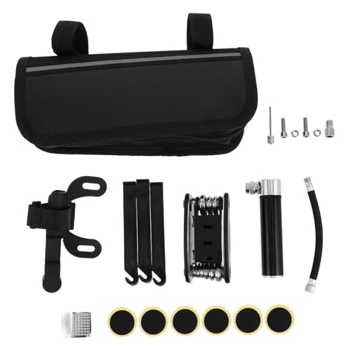 ifundom 1set Tire Repair Tool Kit Portable Mini Pump and Heavy Duty Tire Levers Essential Maintenance for All Cycling Needs Repairs