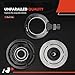 A-Premium Air Conditioner AC Compressor Clutch Kit Compatible with Ford 2006-2010 Explorer, 2007-2010 Explorer Sport Trac & Mercury 2006-2010 Mountaineer, 4.0L, Fit Vehicle Without Rear AC
