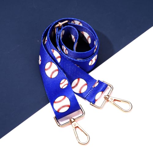 Image of NVENF Game Day Purse Strap Replacement Baseball Basketball Soccer Golf Crossbody Shoulder Bag Straps for Stadium Clear Purse (Style L)