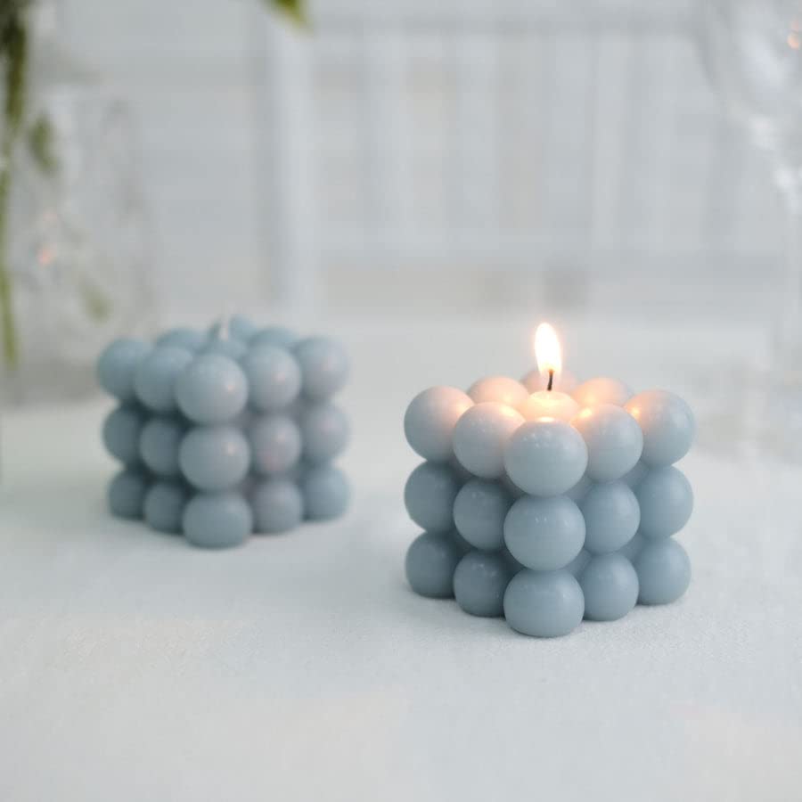 TABLECLOTHSFACTORY 2 Pack | Dusty Blue 2