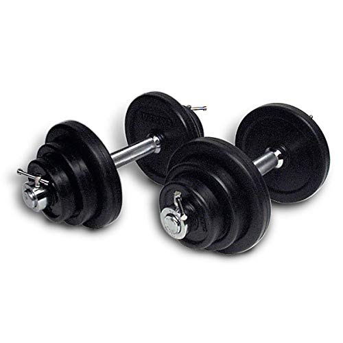 Ivanko Rubber-Encased 45 lb Adjustable Dumbbell Set (RUBIMO-45)
