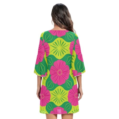 Robe fluide col en V : la solution légère contre la chaleur estivale - 4