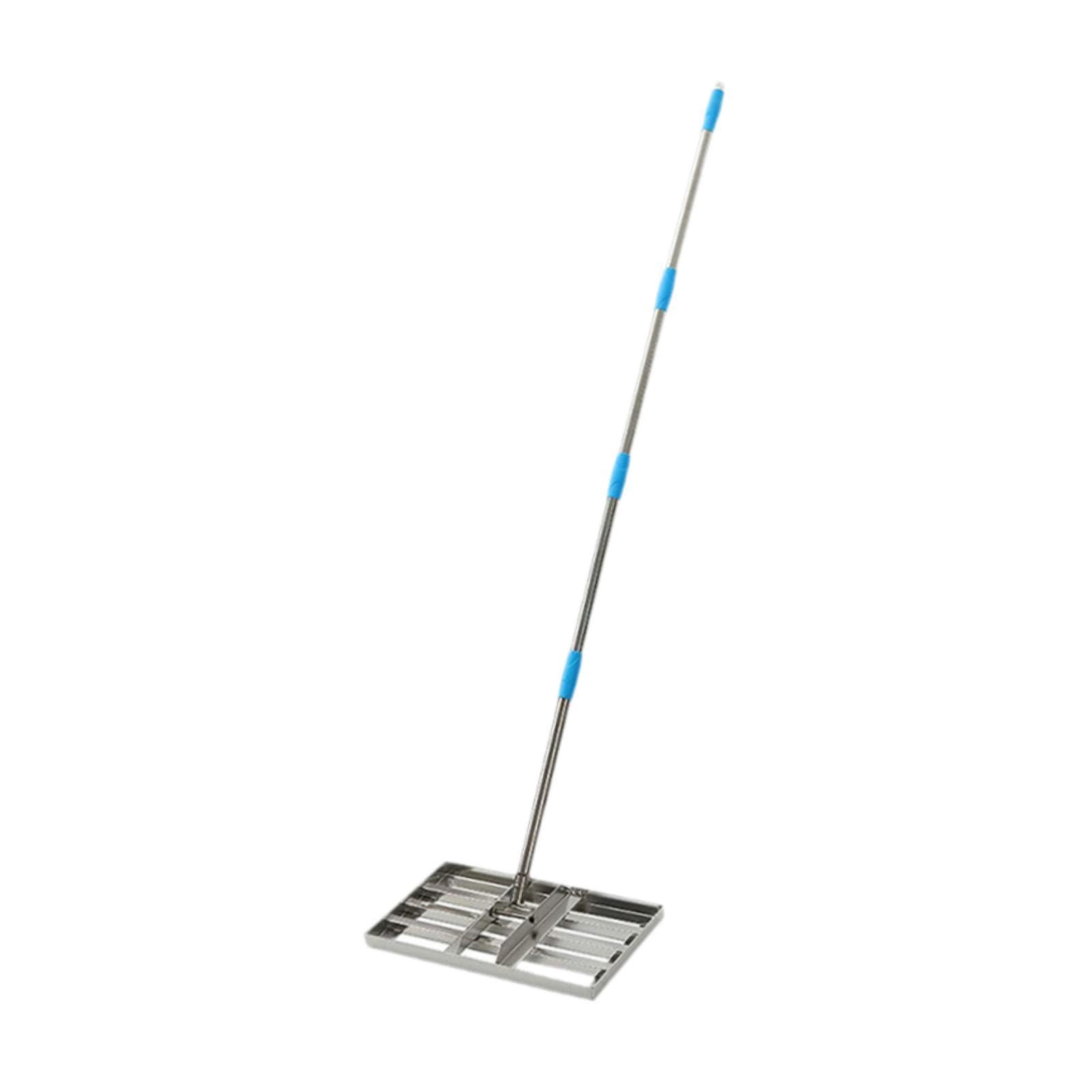 Rastrillo Nivelador de Césped, Rastrillo para Paisajismo, Cuidado del Césped, Rastrillo de Jardín Resistente Y de Bajo Consumo Energético, Nivelador D, 4 Secciones