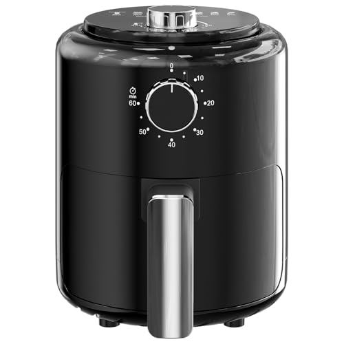 Compact Air Fryer Small 2QT Black