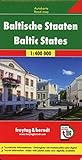 freytag berndt graz  Baltische Staaten, Autokarte 1:400.000: Estland - Lettland - Litauen