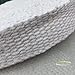 Industrial Grade Ceramic Fiber Cloth Belt 2-5mm Thickness Boiler/Exhaust Insulation Customizable Width 5M Roll(3mmx100mmx5000mm)